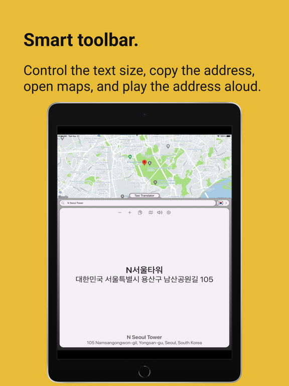 The Taxi Translator iPad screenshot 6 - Travel app