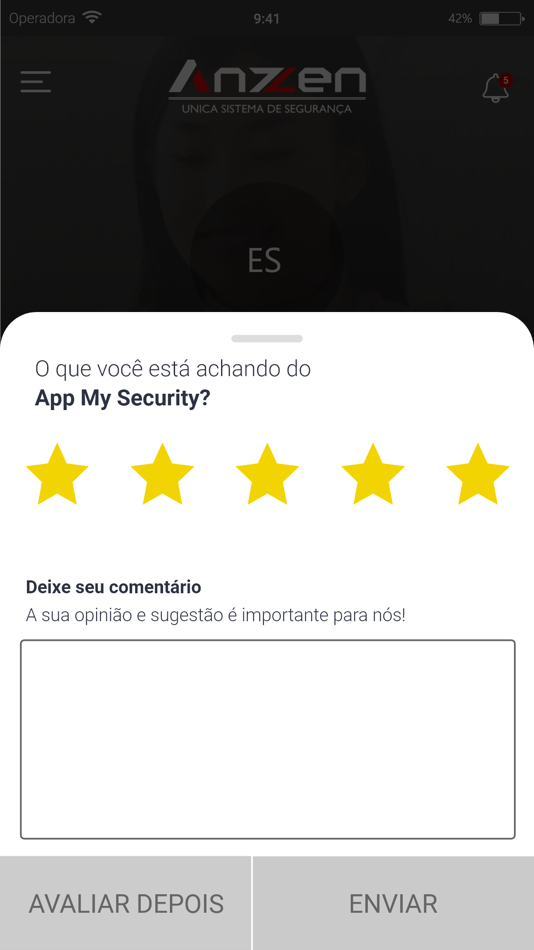 #5. My Anzen (iOS) 由: Anzen Sistema de Segurança