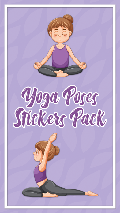 Screenshot #1 pour Yoga Poses Stickers Pack
