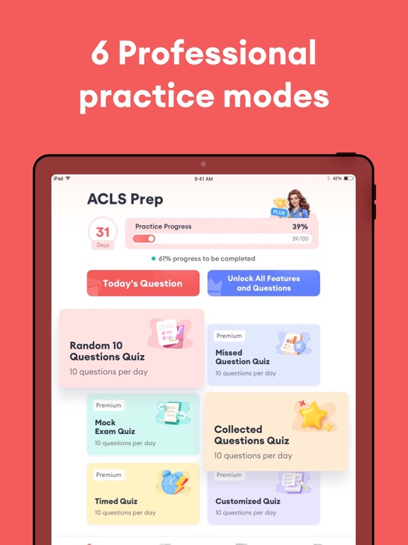 ACLS Exam Practice 2026 iPad screenshot 6 - Education app