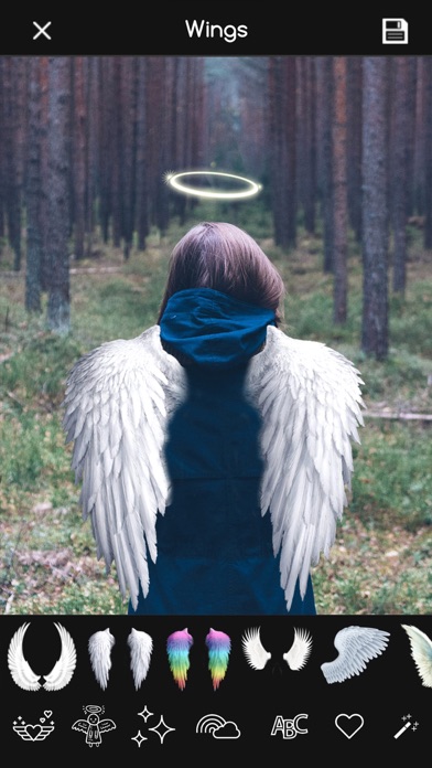 Angel Wings Photo Editor Maker Screenshot
