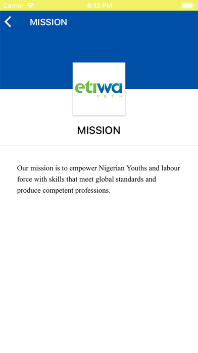 ETIWA TECH Lagos Screenshot
