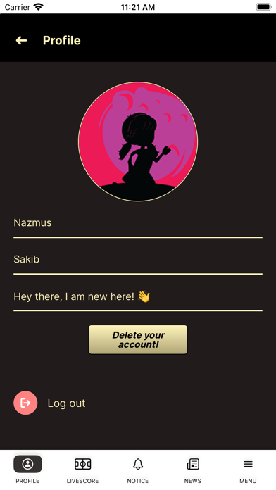 Golden Chat App screenshot n.4