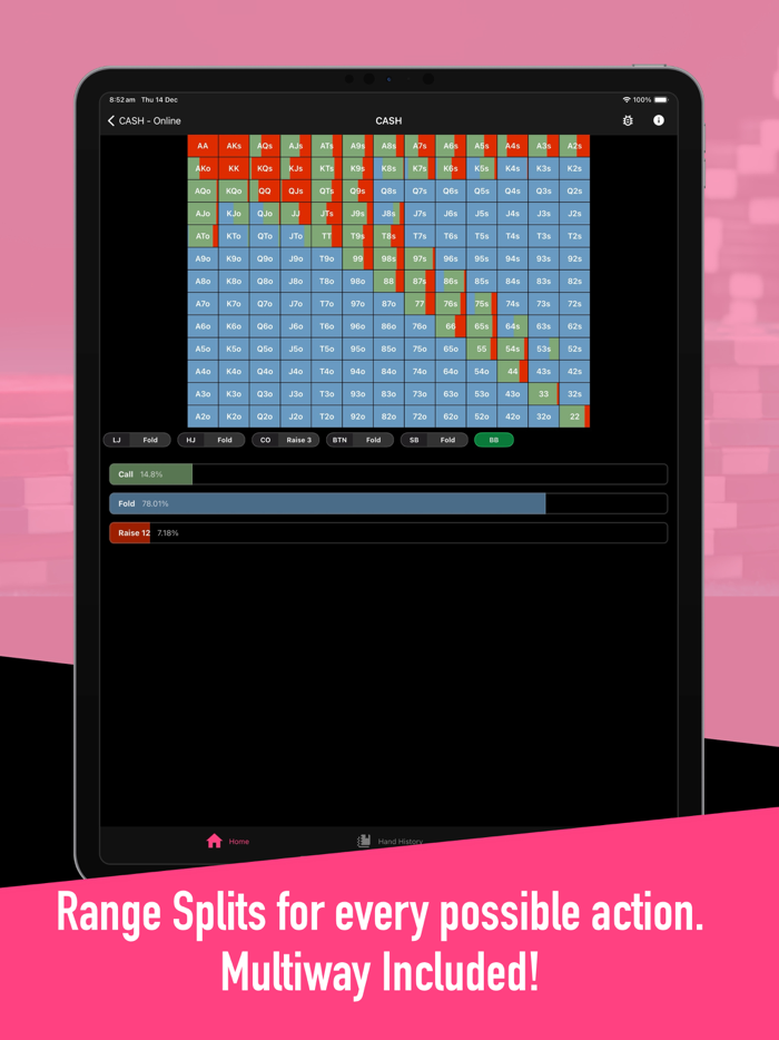 GTO Ranges Poker Solver