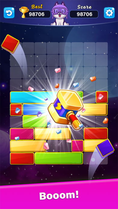 Block Sliding - Drop Jewel Screenshot
