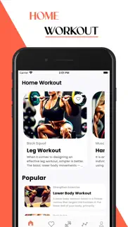 home workout no equipments iphone screenshot 3