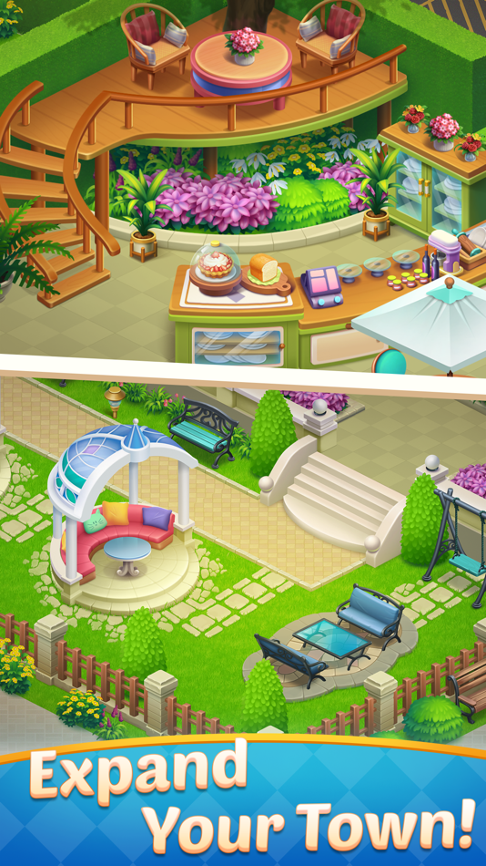 #4. Merge Town : Merge Game (iOS) Podle: Hung Hoang