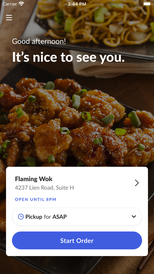 #2. Flaming Wok (iOS) 由: ChowNow