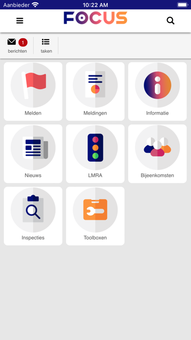 FOCUS op veilig werken Screenshot