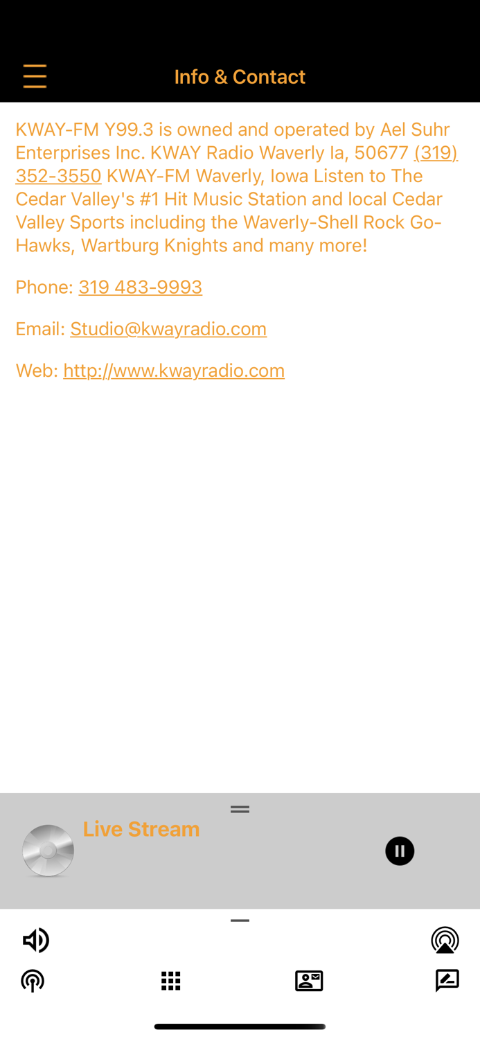 KWAY Y993FM Live