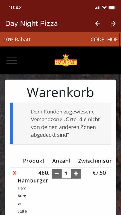 DayNight Restaurant - HOF Screenshot
