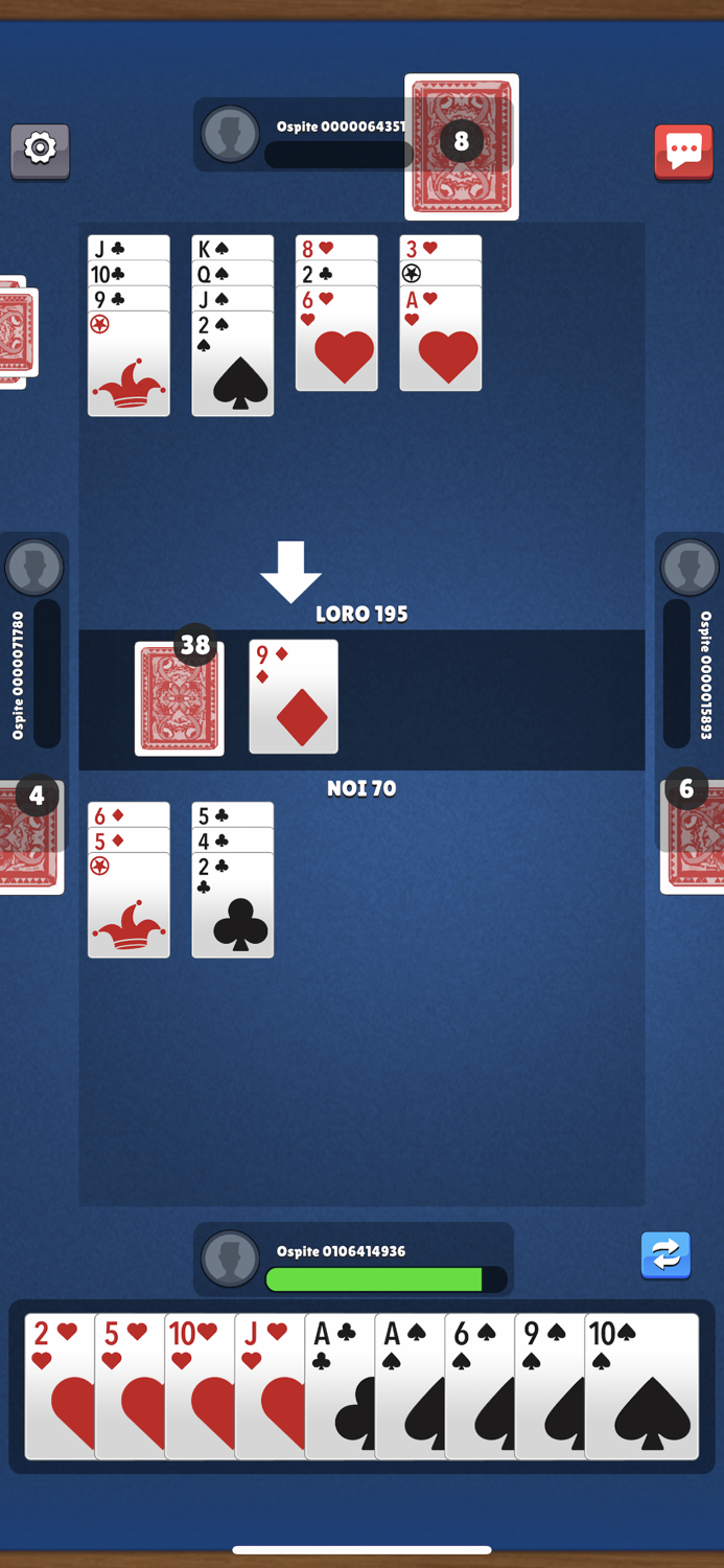 Burraco classico carte online