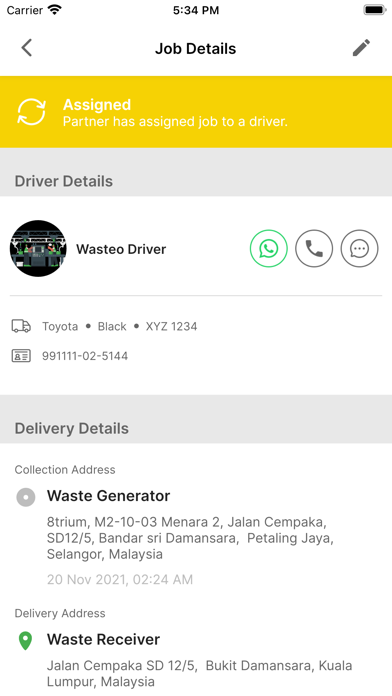 Wasteo Partner Screenshot