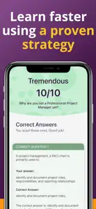 PMP Exam Practice 2024 screenshot #8 for iPhone