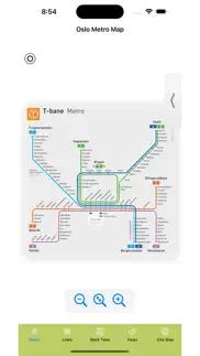 oslo subway map iphone screenshot 1