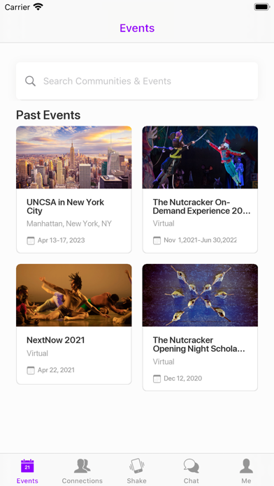 UNCSA Powering Creativity Screenshot