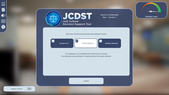 VHA Just Culture DST