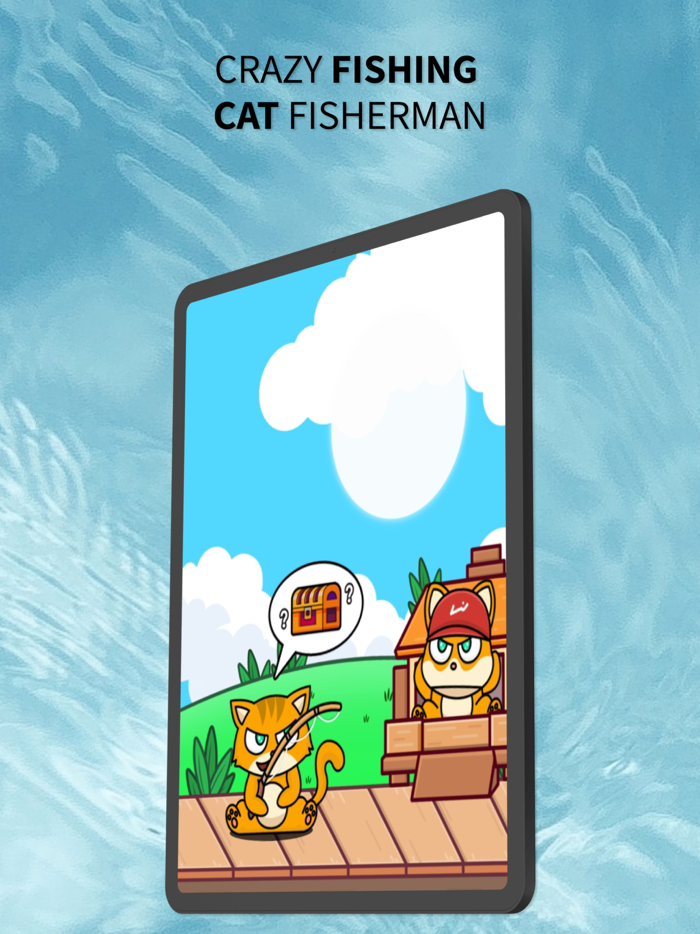 Crazy Fishing - Cat Fisherman