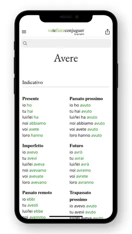 Game screenshot Italian conjugation hack