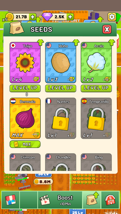 Harvest Inc. - Idle Farm Screenshot
