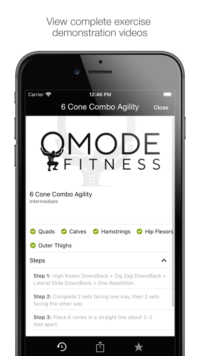 OMODE Fitness Screenshot