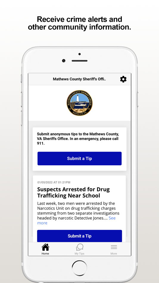 #1. MathewsCo Sheriff (iOS) 由: Mathews County Sheriff's Office