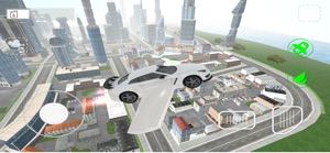 Flying Sports Car Simulator 3D screenshot #4 for iPhone