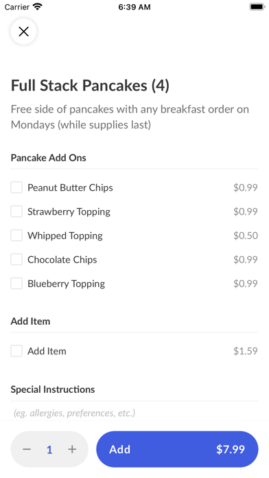 Goldies Restaurant Screenshot