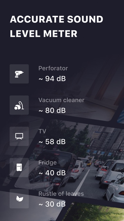 Decibel Meter: Sound level, db