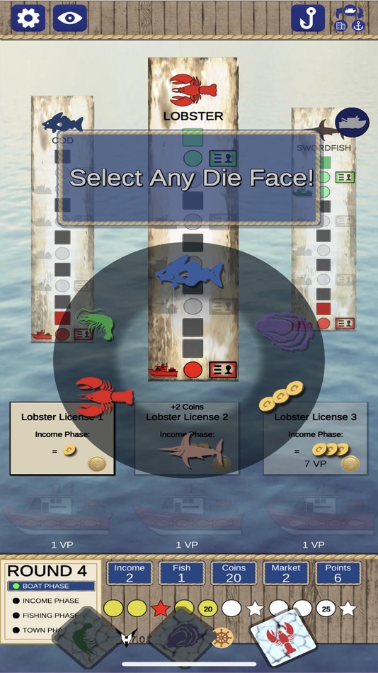 #5. Fleet the Dice Game (iOS) Podle: VHornet, Inc.