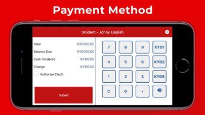 School Point of Sale Screenshot
