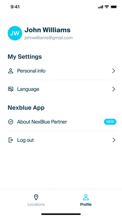 NexBlue Partner Screenshot