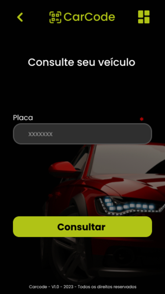 #4. CarCode (iOS) Podle: Rsx Global Tecnologia da Informacao LTDA