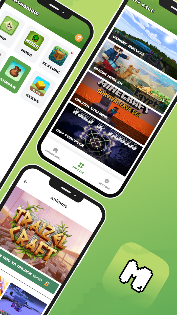 Skins Maps Mods for Minecraft