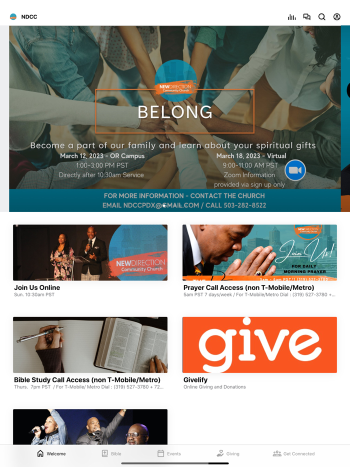 New Direction Church-Portland