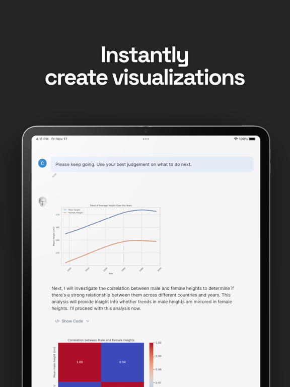 Julius AI: Data & Math Helper iPad screenshot 5 - Productivity app