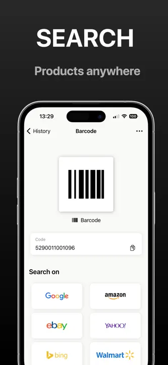 QR Code & Barcode Scanner app. : capture d’écran 4 sur 5