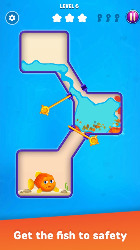 #2. Save The Fish: Rescue Pull Pin (iOS) 由: BULU APPS S.L.