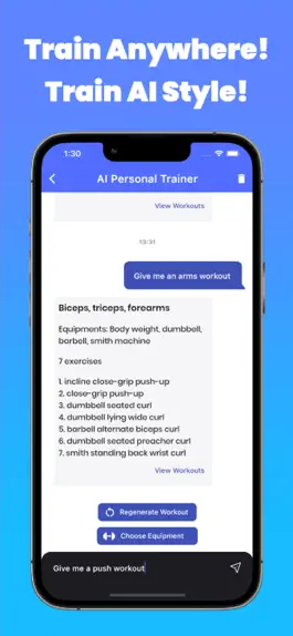 Game screenshot Gym AI: Workout Planner apk