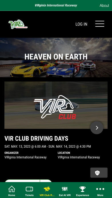 Virginia International Raceway Screenshot