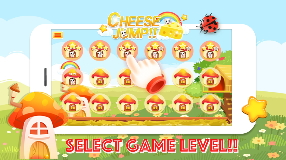 #2. Cheese Jump APP (iOS) 由: YICHENG HUANG