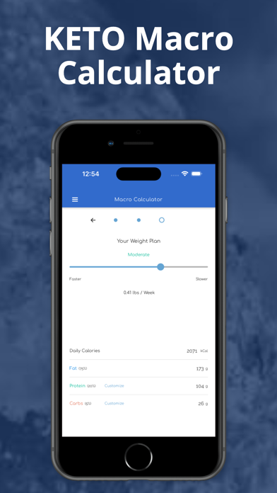 My Keto Low Carb Macro Tracker Screenshot