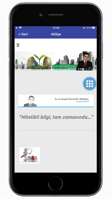 İş ve Sosyal Güvenlik Atölyesi Screenshot