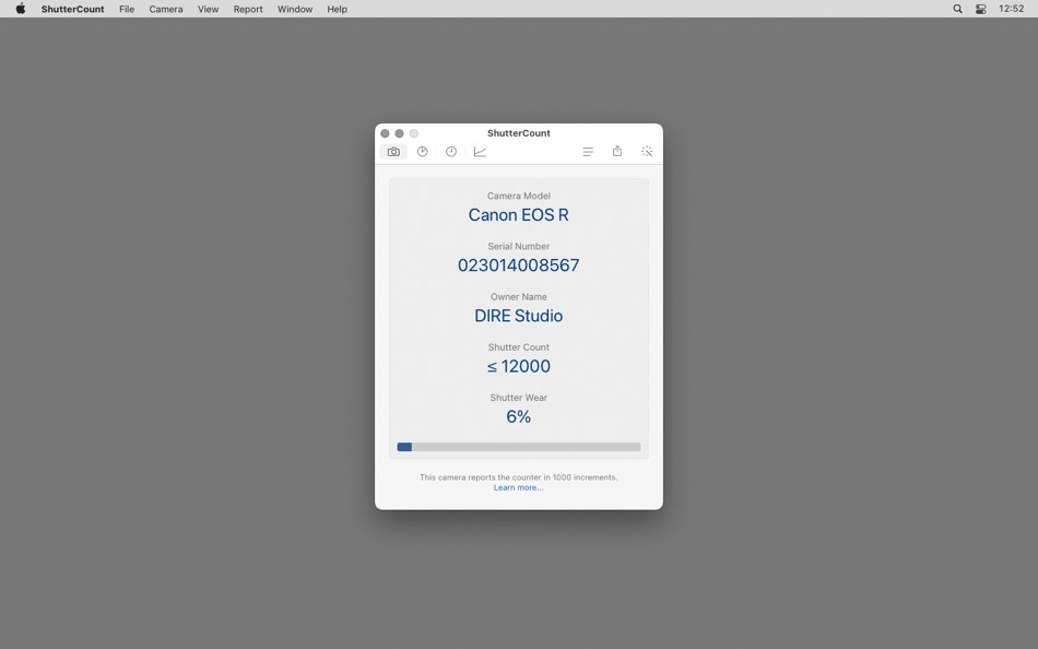 #3. ShutterCount (macOS) بواسطة: DIRE Studio