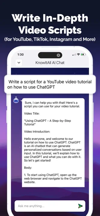 AI Chatbot & Writer: Screenshot 6 von 9
