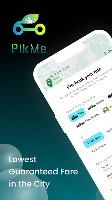 PikMe Cabs Screenshot