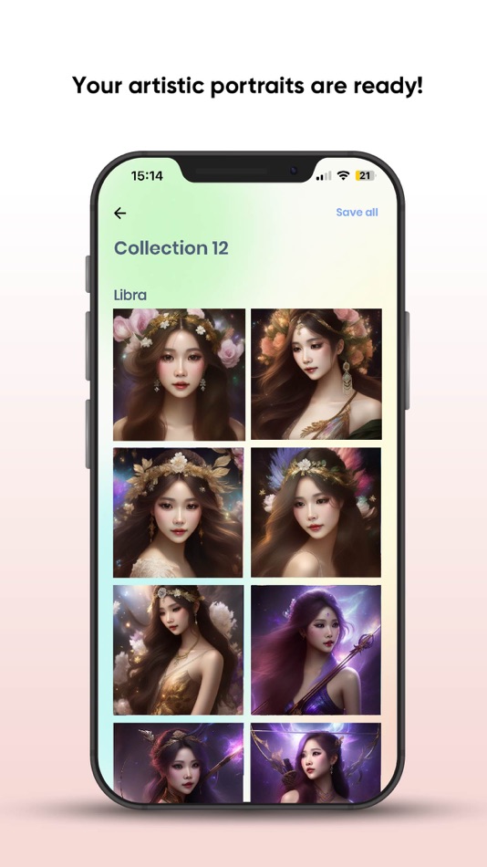 #4. AImagine - Generate AI avatars (iOS) 게시자: CodeLink
