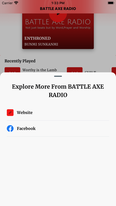 BATTLE AXE RADIO Screenshot
