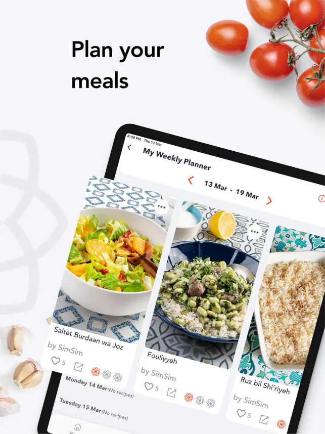 Captura de Pantalla 6 SimSim Middle Eastern Recipes iphone