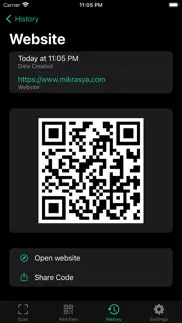 qr code reader, generator iphone screenshot 3